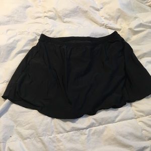 Size 16 Black Swim Skirt Bottom